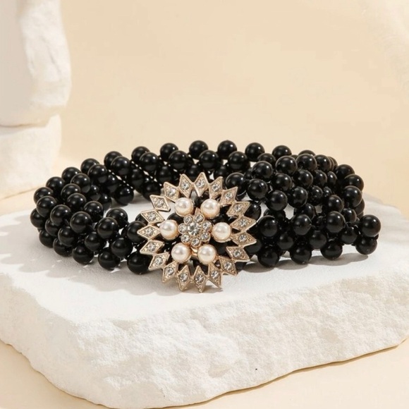 Faux Pearl Decor Belt - Picture 2 of 4